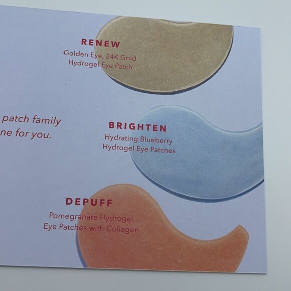 NWT SOON Skincare Golden Eye 24K Gold Eye Patches - Picture 6 of 6